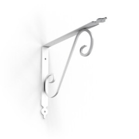 REGGIMENSOLA TOSCANIA 330X280 MM BIANCO MARTELLATO