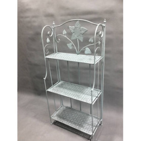 C SCAFFALE 3 RIPIANI 60X28X127CM AZZURRO CH EPOQUE