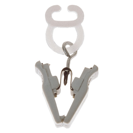 SCORREVOLE CON PINZETTA colore bianco