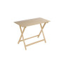 TAVOLO LEGNO PIEGHEVOLE 100X60XH73CM NATURALE