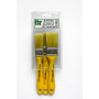 KIT PENNELLESSA MANICO PLAST GIALLO 30-40-50  3PZ