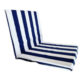 CUSCINO GARDEN SCHIEN BASSO  85X45CM RIGA BLU