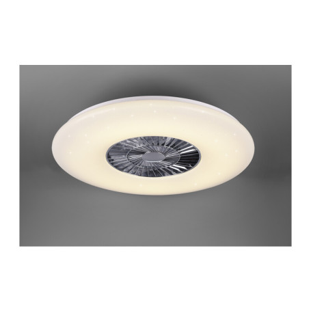 PLAFONIERA C\VENTILATORE LED 58W VISBY 75CM