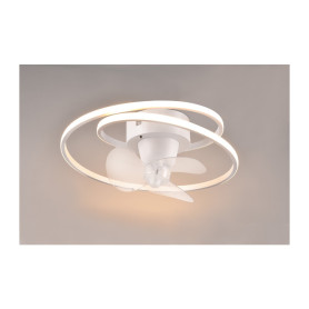 PLAFONIERA C\VENTILATORE LED 40W UMEA SPIRALE 50CM