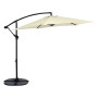 OMBRELLONE DA GIARDINO DECENTRATO A BRACCIO  diametro  mt. 3 - tondo colore ecru