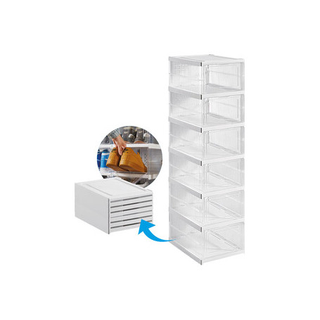 SCARPIERA 6 RIPIANI PIEGHEVOLE BIANCO