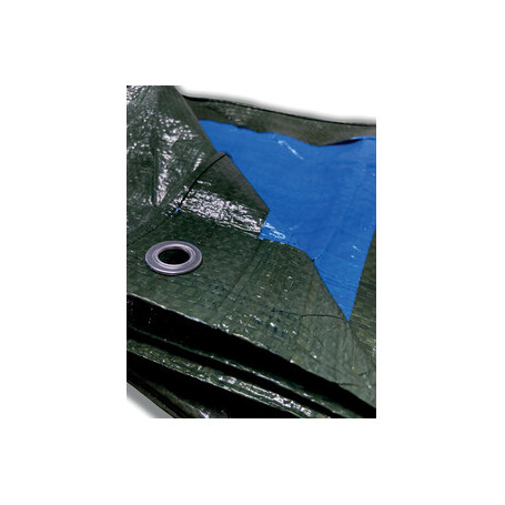 TELO OCCHIELLATO PE VERDE\BLU  3X 4M 90 GR