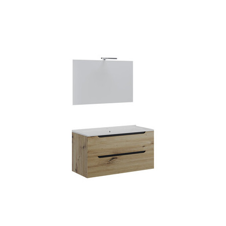 MOBILE BAGNO COMFORT 2C DOGATO 100 ROVERE ORO