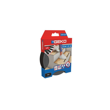 ANTISDRUCCIOLO GEKO STRISICA 19X610 MM 5 PZ NERO