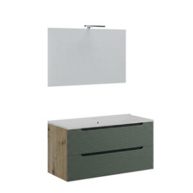 MOBILE BAGNO COMFORT 2C DOGATO 100 ROV\VERDE SAL