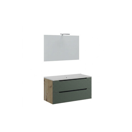 MOBILE BAGNO COMFORT 2C DOGATO 100 ROV\VERDE SAL