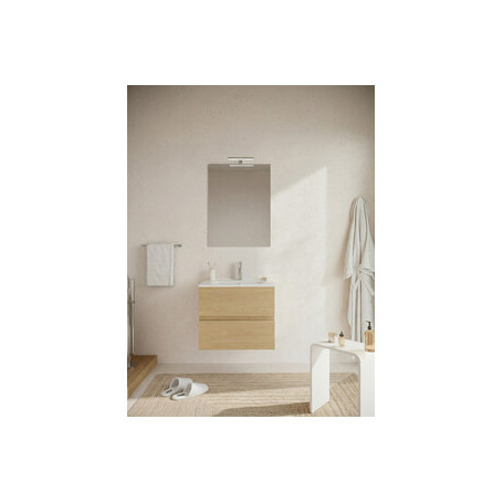MOBILE BAGNO EASY 2C SOSPESO  60 ROVERE NATURALE
