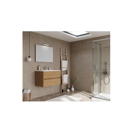 MOBILE BAGNO EASY 2C SOSPESO  80 ROVERE NATURALE