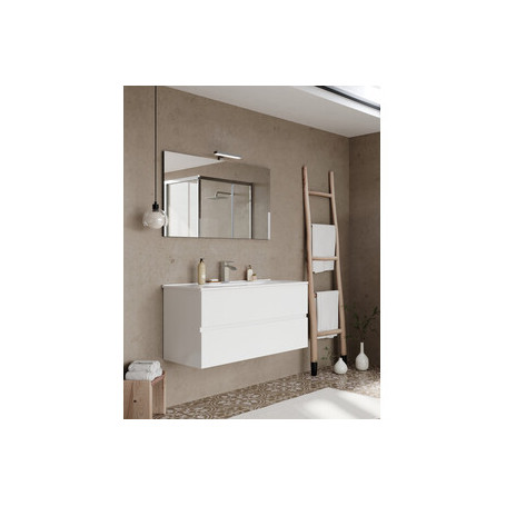 MOBILE BAGNO EASY 2C SOSPESO 100 BIANCO LUCIDO
