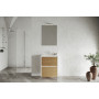 MOBILE BAGNO LISBONA 2C  60 BIANCO L.\ROV.NATURALE