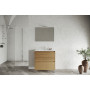 MOBILE BAGNO LISBONA 2C  80 ROVERE NATURALE