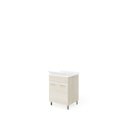 LAVATOIO LEGNO 60X50 ROVERE GHIACCIO