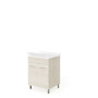 LAVATOIO LEGNO 60X50 ROVERE GHIACCIO