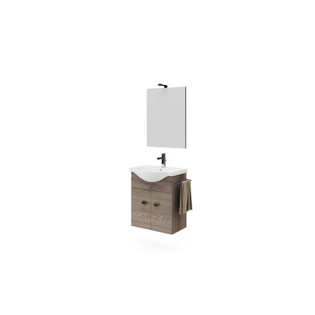 MOBILE BAGNO ZAFFIRO 2A 55 NOCE AMERICANO