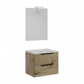 MOBILE BAGNO COMFORT 2C DOGATO  60 ROVERE ORO