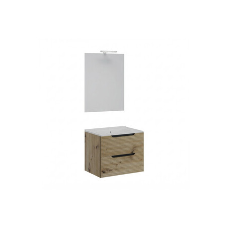 MOBILE BAGNO COMFORT 2C DOGATO  60 ROVERE ORO