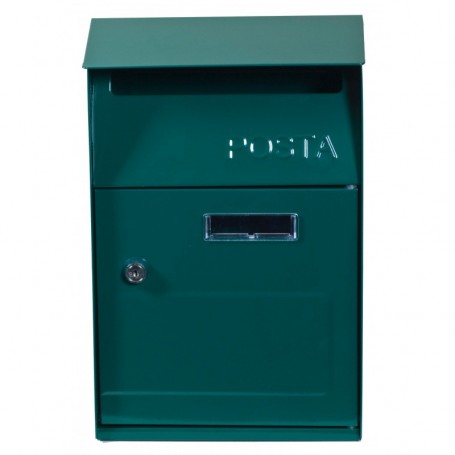 CASSETTA POSTALE IN ACCIAIO X EST. VERDE