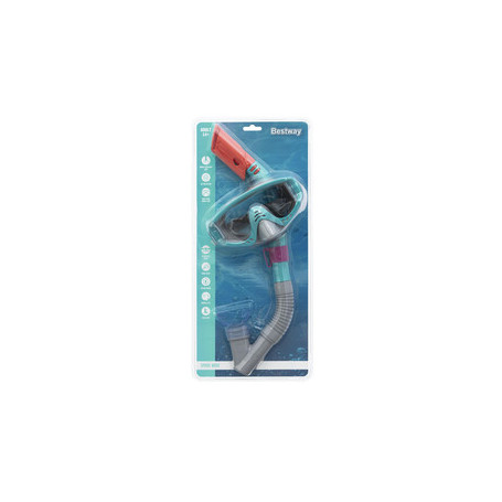 MASCHERA SUBACQUEA +14 KIT SNORKEL SPARK WAVE 24068