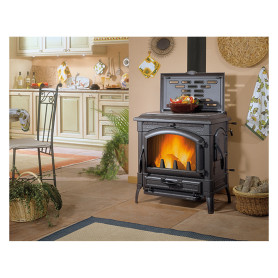 STUFA A LEGNA  ISOTTA EVO CON CERCHI  11