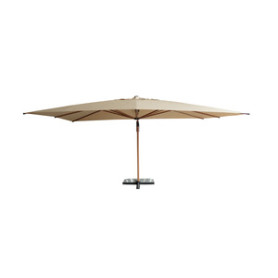C OMBRELLONE DEC C\ROT ALL LEGNO BIG CAPRI 3X3M SABB
