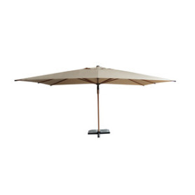 C OMBRELLONE DEC C\ROT ALL LEGNO BIG CAPRI 3X4M SABB