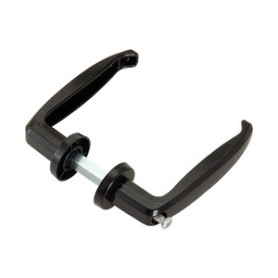 MANIGLIA ALLUMINIO VITE IN TESTA 40\50 MM NERO