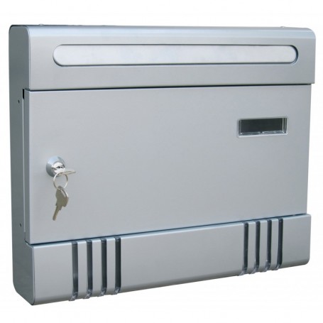 CASSETTA POSTALE "CONDOMINIO" ORIZZ.SILVER