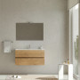 MOBILE BAGNO EASY 2C SOSPESO 100 ROVERE NATURALE