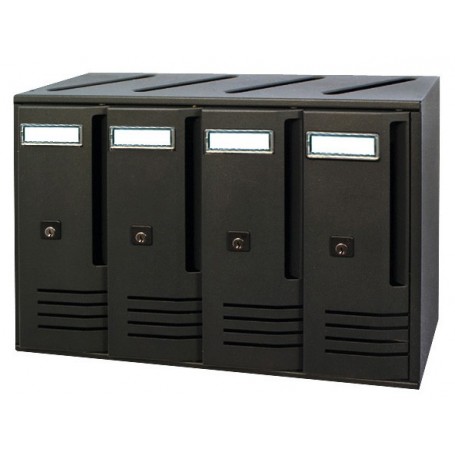 ALUBOX CASSETTA "CUBO" A 4 POSTI GHISA ART.C4
