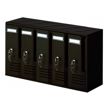ALUBOX CASSETTA "CUBO" A 5 POSTI GHISA ART.C5