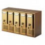ALUBOX CASSETTA "CUBO"A 5 POSTI BRONZO ART.C5