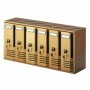 ALUBOX CASSETTA "CUBO"A 6 POSTI BRONZO ART.C6