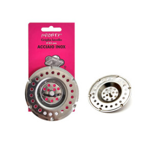 GRIGLIA P\LAVELLO C\POMELLO P\PILETTA INOX BL 1 PZ