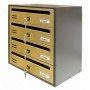 ALUBOX CASSETTA "CUBO R" A 4 POSTI ORO