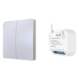 RELE  DOPPIO CON PULSANTE DOPPIO PER TAPPARELLE  9304  art. 9320/2 + 9322