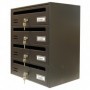 ALUBOX CASSETTA "CUBO R" A 4 POSTI GHISA