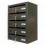 ALUBOX CASSETTA "CUBO R" A 5 POSTI GHISA