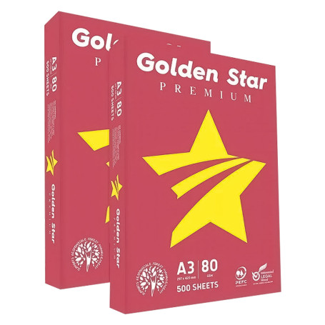 CARTA UFFICIO  GOLDEN STAR PREMIUM  A3 - 42 x 29