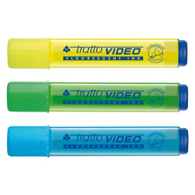 EVIDENZIATORE  TRATTO VIDEO  verde - 12 pezzi