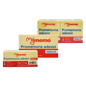 BLOCCO ADESIVO  MY MEMO  giallo - mm 76 x 127