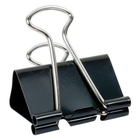 MOLLA FERMACARTE  DOUBLE CLIP  mm 19 - pezzi 10