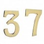 NUMERO CIVICO IN OTTONE "5" MM.100