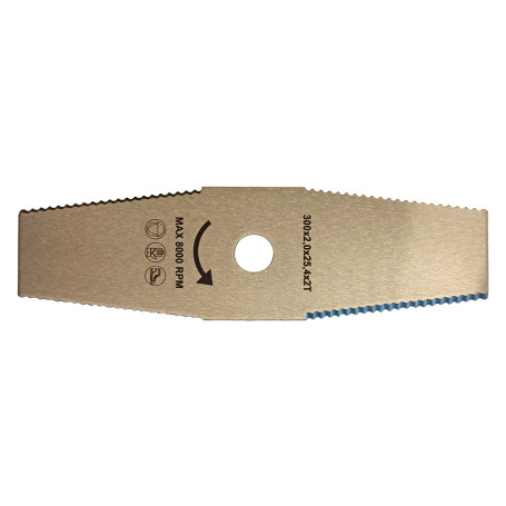 LAMA A 2 DENTI mm 300 x 2