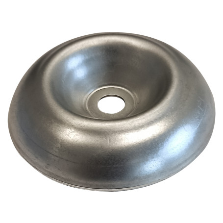 COPPA FISSA IN ACCIAIO  diametro  esterno mm 80 - foro mm 8