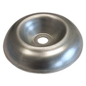 COPPA FISSA IN ACCIAIO  diametro  esterno mm 100 - foro mm 10